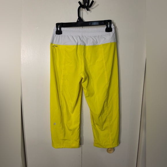 Lululemon Athletica White and Yellow Activewear - Picture 3 of 3